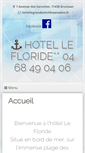 Mobile Screenshot of hotel-gruissan.fr